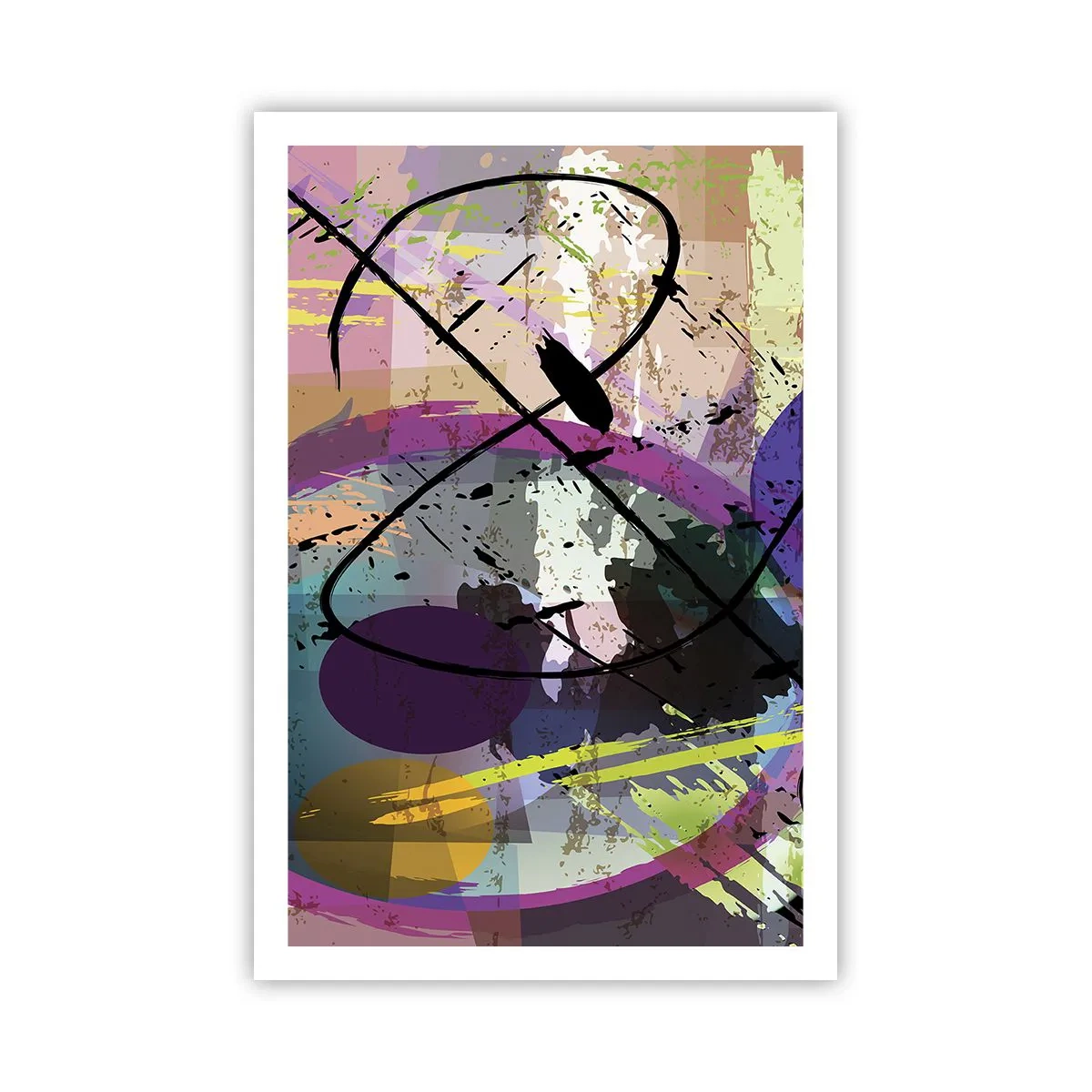 Poster - Poate fi drept sau de jur împrejur - 61x91 cm