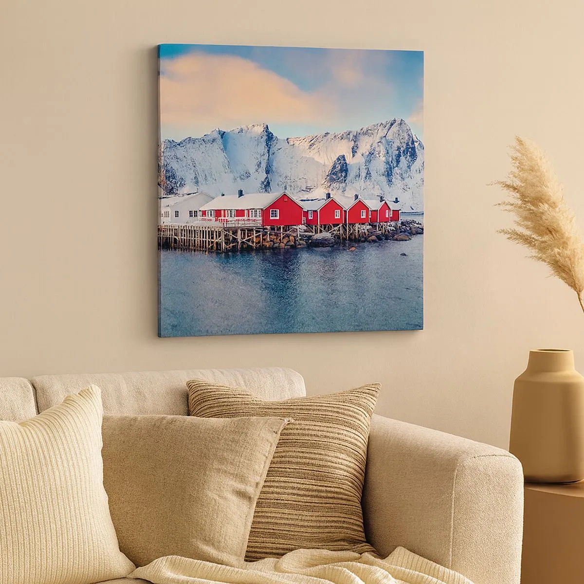 Tablou pe pânză - Retragerea nordică - 30x30 cm