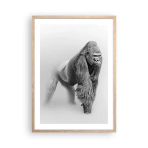 Poster în ramă de stejar deschis - Încrezător în puterea lui - 50x70 cm