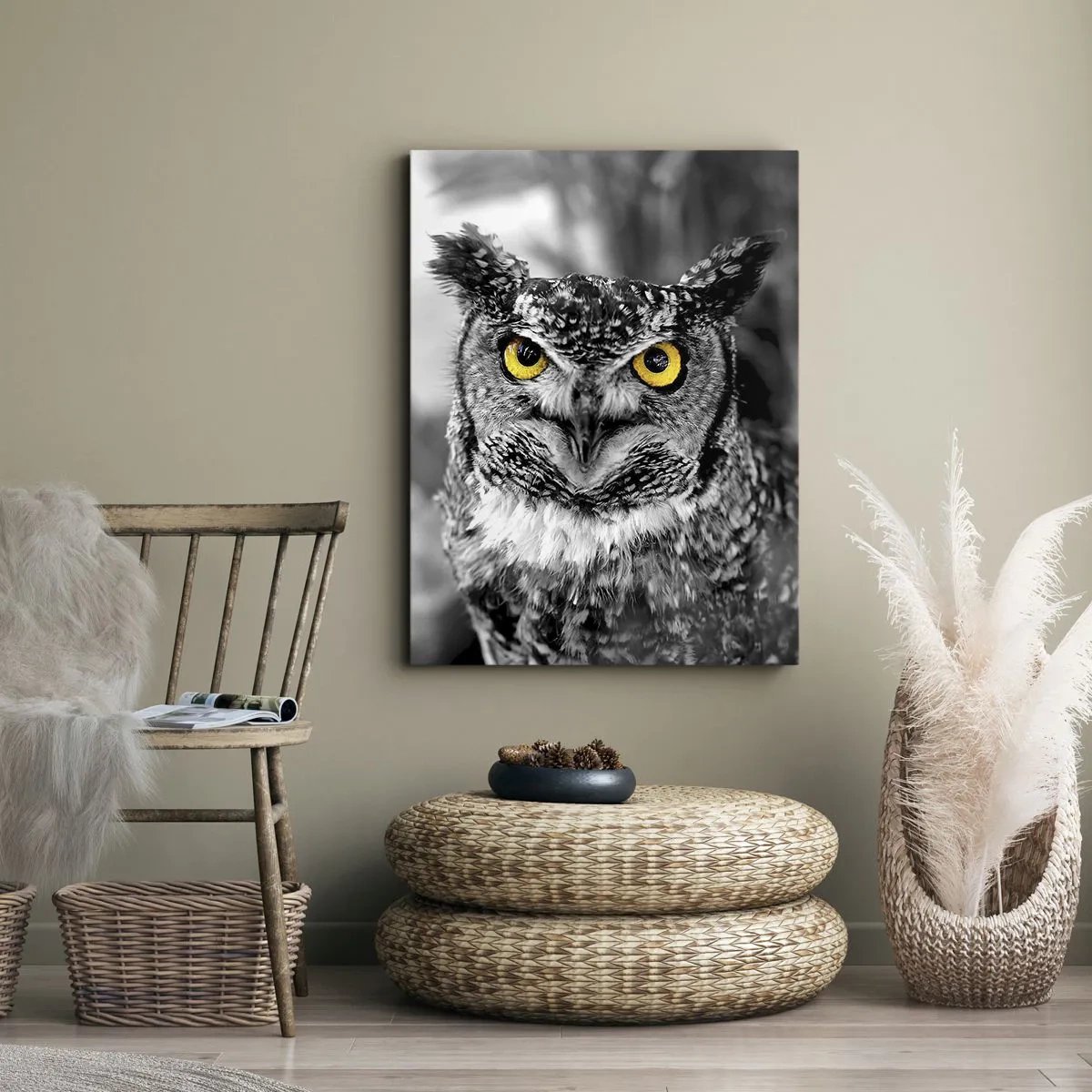 Tablou pe pânză - Nimic nu poate fi ascuns - 65x120 cm