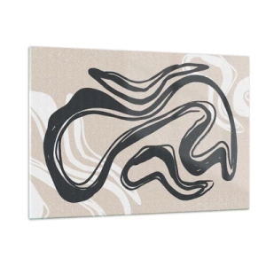 Tablou pe sticlă - Expresie multiplicată - 120x80 cm