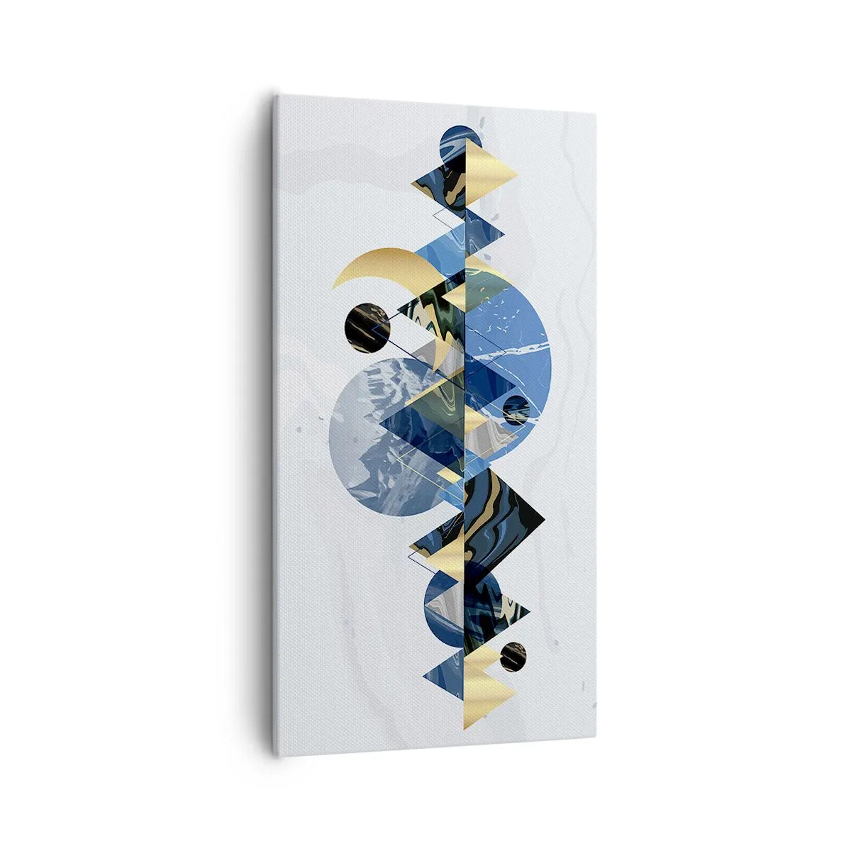 Tablou pe pânză - Peisaj geometric - 55x100 cm