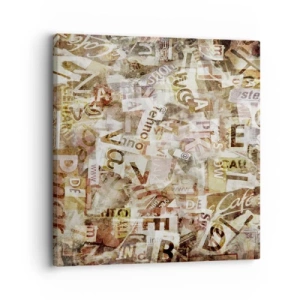 Tablou pe pânză - Îi unesc pe cei care stau la taclale - 30x30 cm