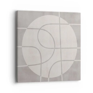 Tablou pe pânză - Circular și drept înainte - 40x40 cm