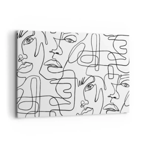 Tablou pe pânză - Într-o încurcătură de emoții - 120x80 cm