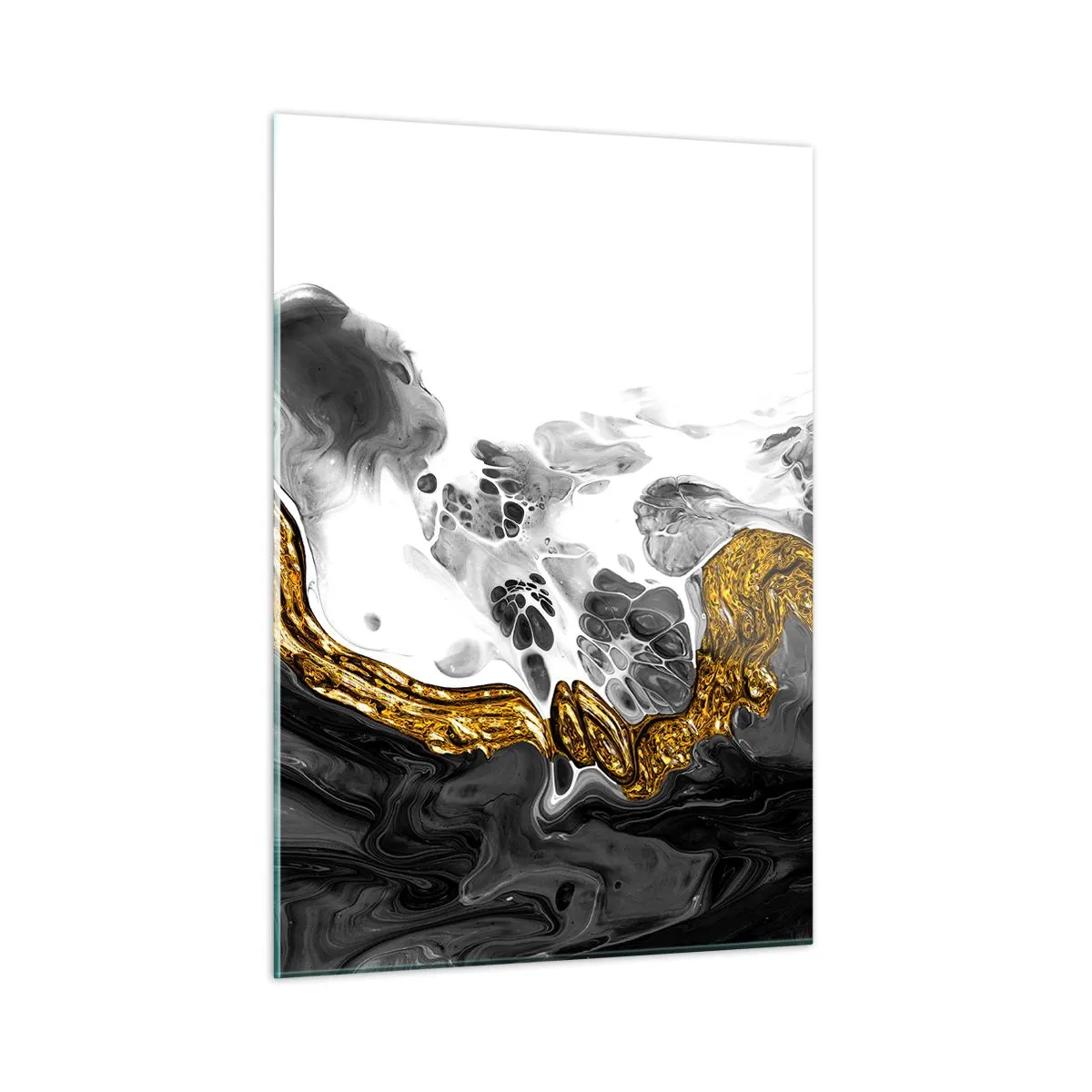 Tablou pe sticlă - Compoziție organică - 50x70 cm