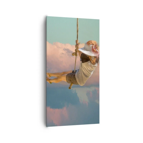 Tablou pe pânză - Distracție în nori - 65x120 cm