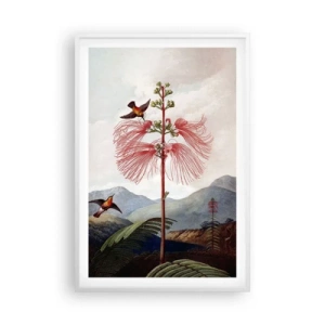 Poster în ramă albă - Într-un paradis tropical - 61x91 cm