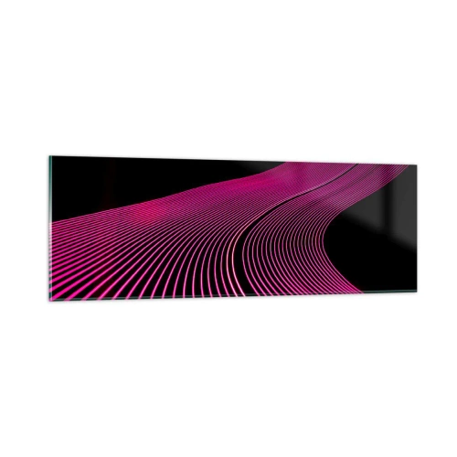 Tablou pe sticlă - Bulevardul de lumină - 90x30 cm