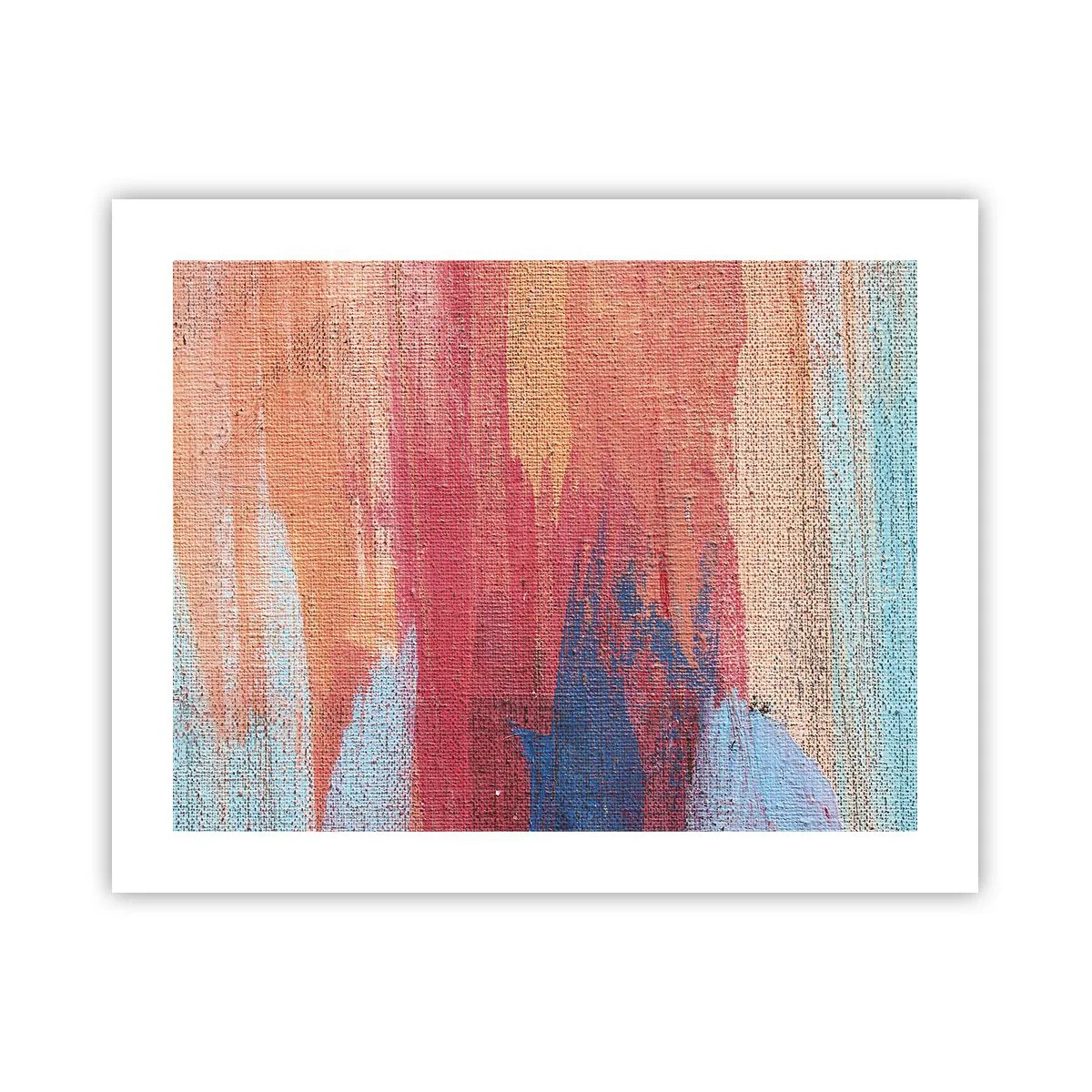 Poster - Plutind prin curcubeu - 50x40 cm