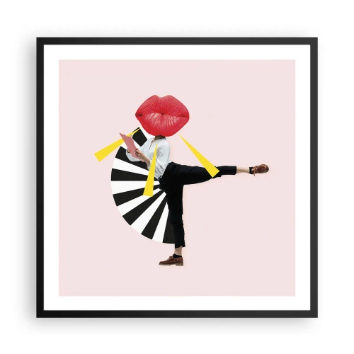 Poster în ramă neagră - Artă pop suprarealistă - 60x60 cm