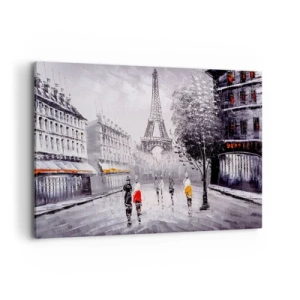 Tablou pe pânză - O plimbare pariziană - 120x80 cm