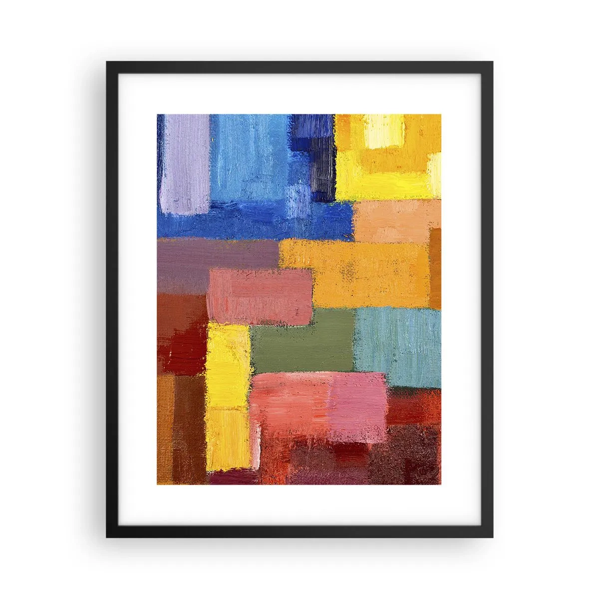Poster în ramă neagră - Fiecare diferită, toate colorate - 40x50 cm