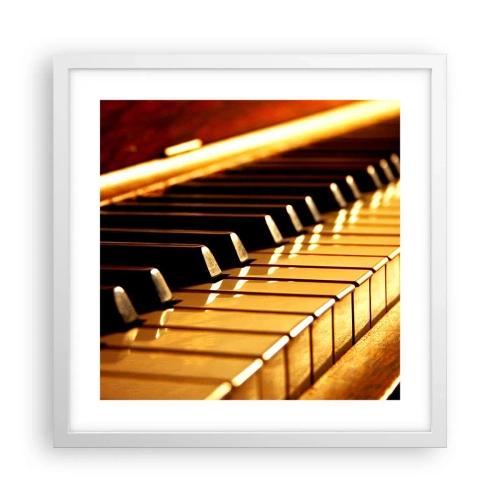 Poster în ramă albă - Posibilități nelimitate - 40x40 cm