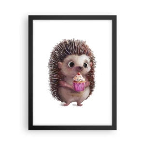 Poster în ramă neagră - Fiecare zi este o sărbătoare - 30x40 cm