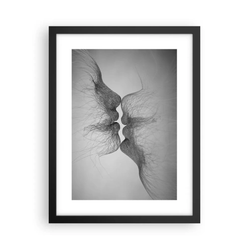 Poster în ramă neagră - Sărutul vântului - 30x40 cm