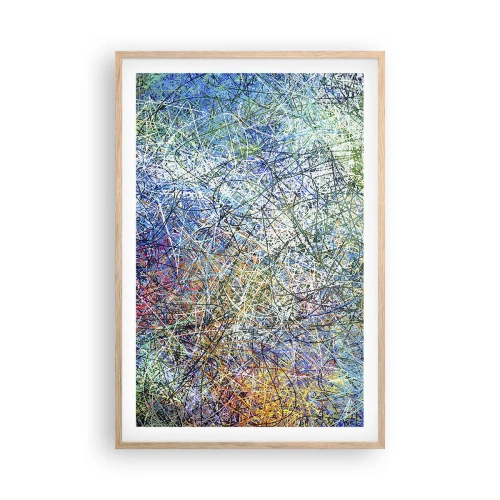 Poster în ramă de stejar deschis - Nu este atât de simplu - 61x91 cm