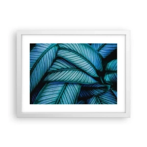 Poster în ramă albă - Linii de viață - 40x30 cm