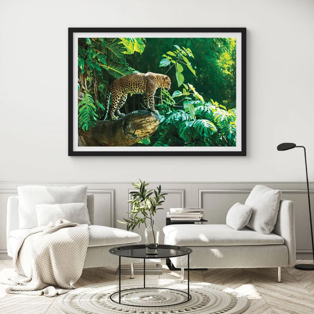 Poster în ramă neagră - La vânătoare? - 91x61 cm