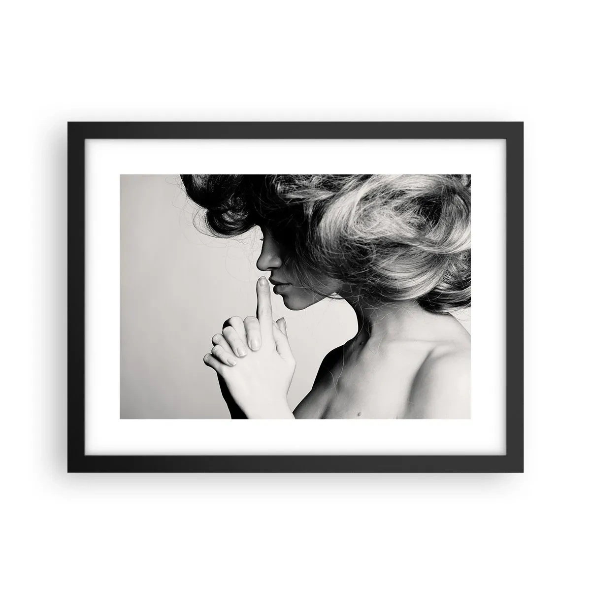 Poster în ramă neagră - Ascultă-te pe tine însuți - 40x30 cm