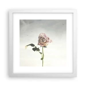 Poster în ramă albă - Primăvara binevenită - 30x30 cm