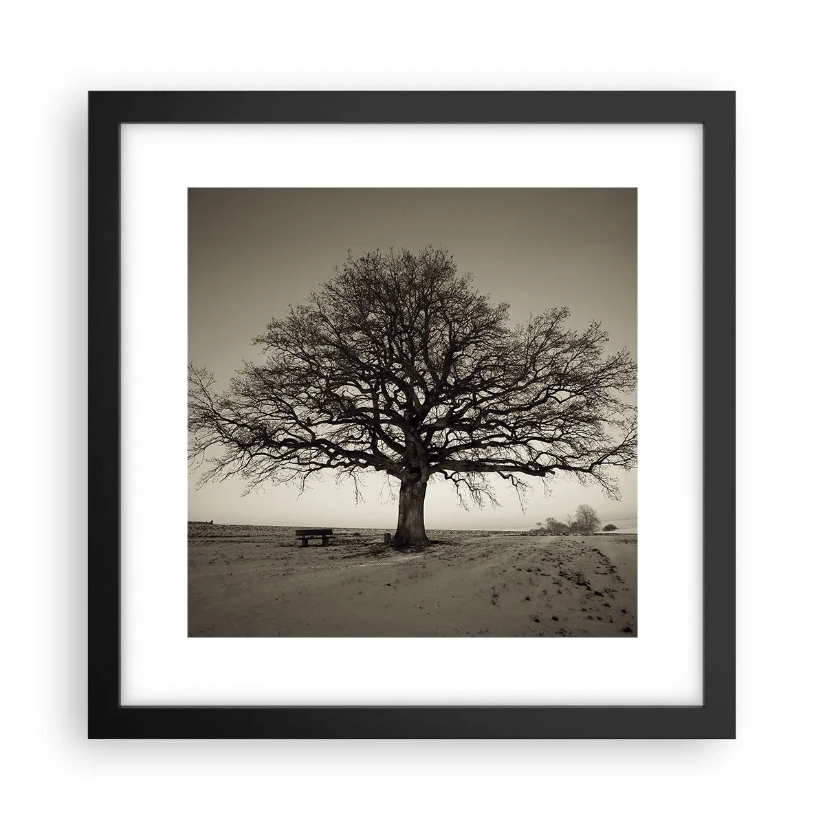 Poster în ramă neagră - De aici până în veșnicie - 30x30 cm