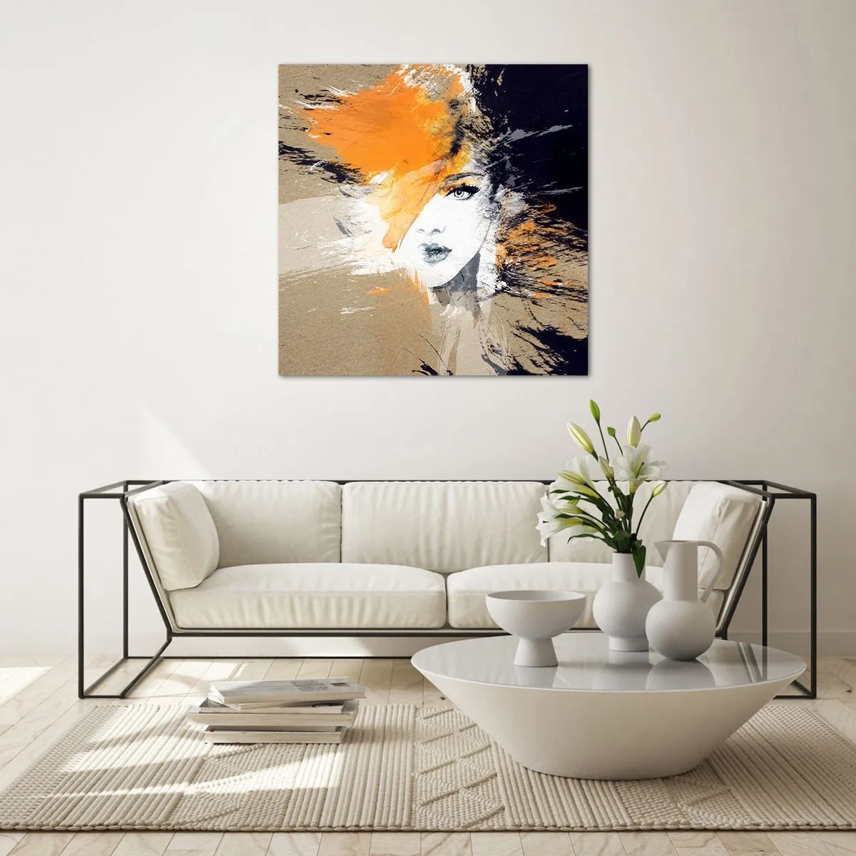 Tablou pe sticlă - Și se face lumină - 30x30 cm