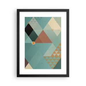 Poster în ramă neagră - Unitatea multiplicității, multiplicitatea unității - 30x40 cm