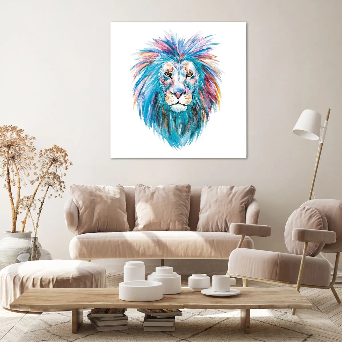 Tablou pe pânză - Aură electrizantă - 40x40 cm