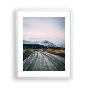 Poster în ramă albă - În stilul islandez - 40x50 cm