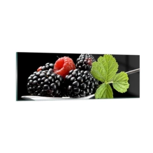 Tablou pe sticlă - Gustul prospețimii - 90x30 cm