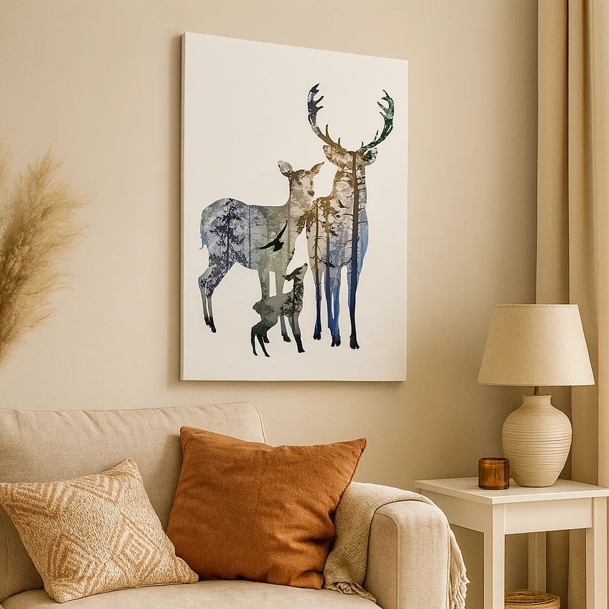 Tablou pe pânză - Fotografie de familie - 50x70 cm