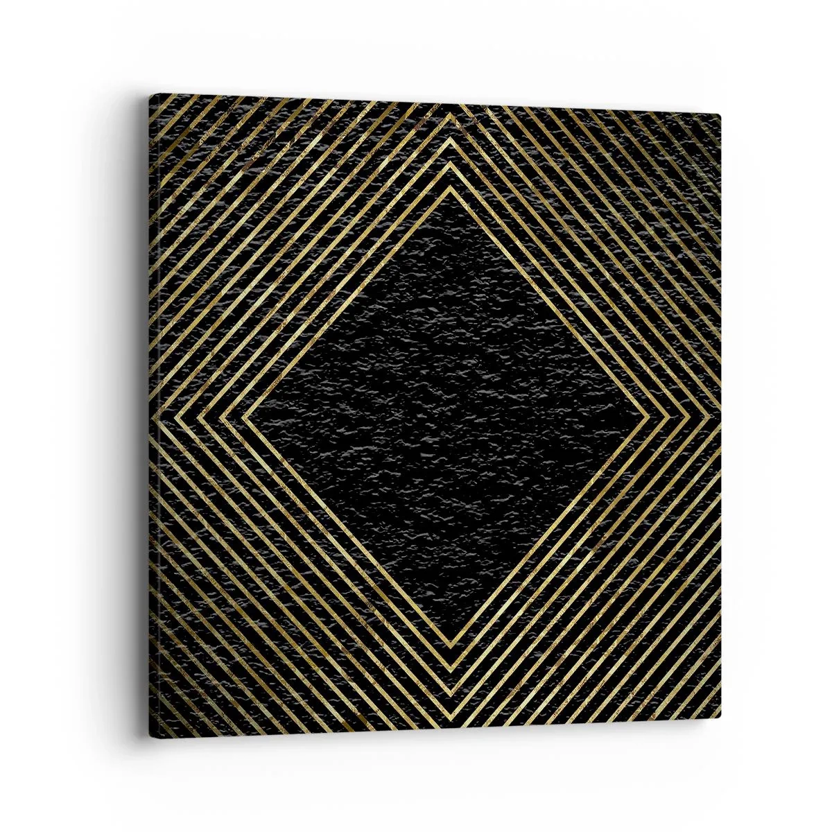 Tablou pe pânză - Geometrie în stil glamour - 40x40 cm