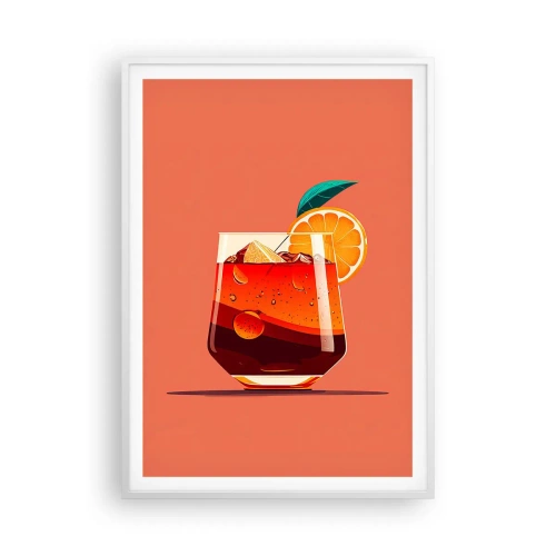 Poster în ramă albă - Răcoare de vară - 70x100 cm