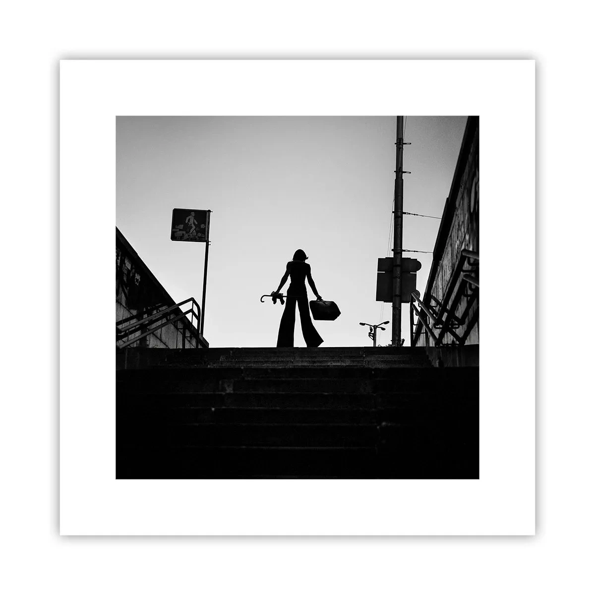 Poster - Rătăcire urbană - 30x30 cm
