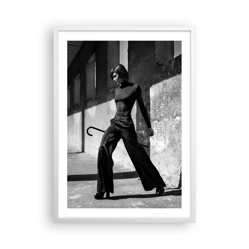 Poster în ramă albă -  Eleganță urbană - 50x70 cm