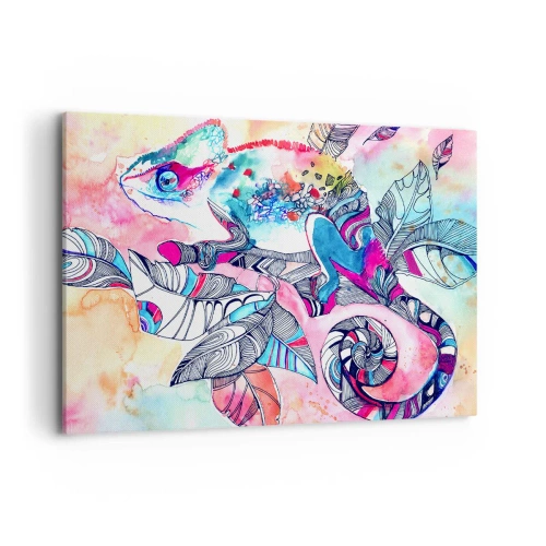 Tablou pe pânză - Colorat ca și lumea noastră - 120x80 cm