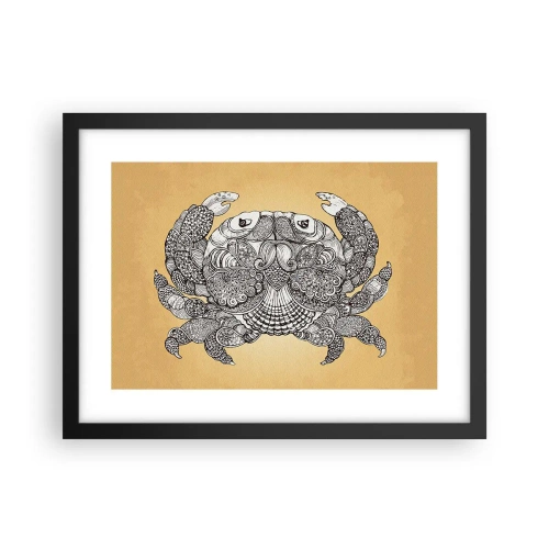 Poster în ramă neagră - Poveștile Domnului Crab - 40x30 cm