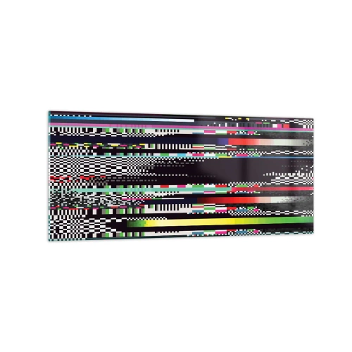 Tablou pe sticlă - Imaginea controlată a realității - 120x50 cm