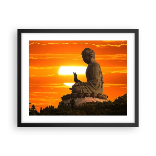 Poster în ramă neagră - Fără frică de lume - 50x40 cm