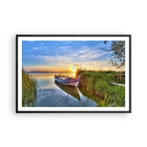 Poster în ramă neagră - Golfulețul viselor împlinite - 91x61 cm