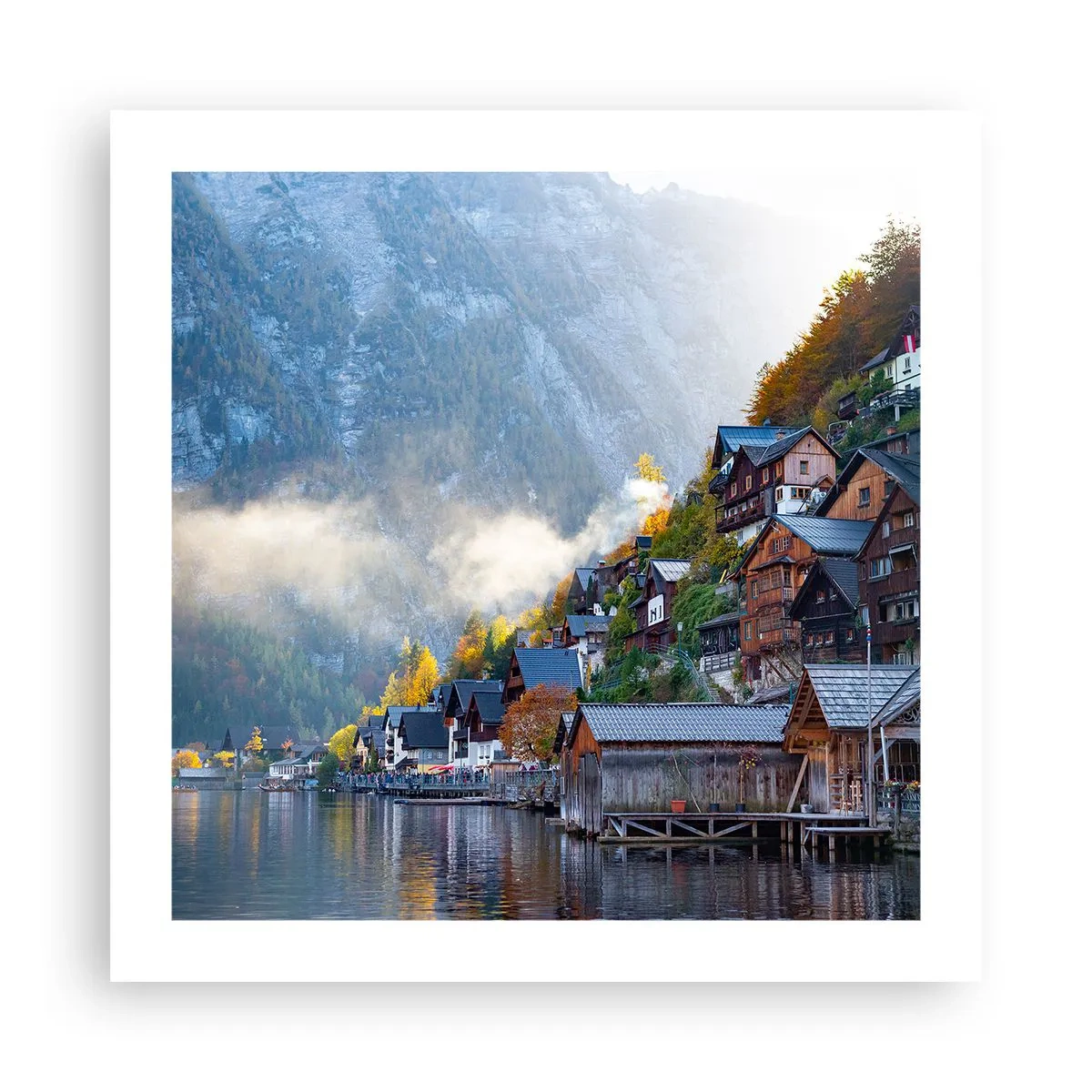 Poster - Atmosferă alpină - 50x50 cm