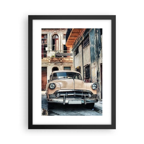 Poster în ramă neagră - O siestă în Havana - 30x40 cm