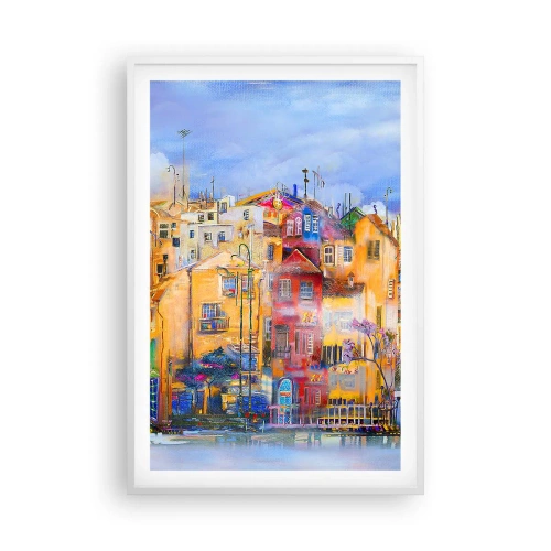 Poster în ramă albă - Suntem împreună - 61x91 cm