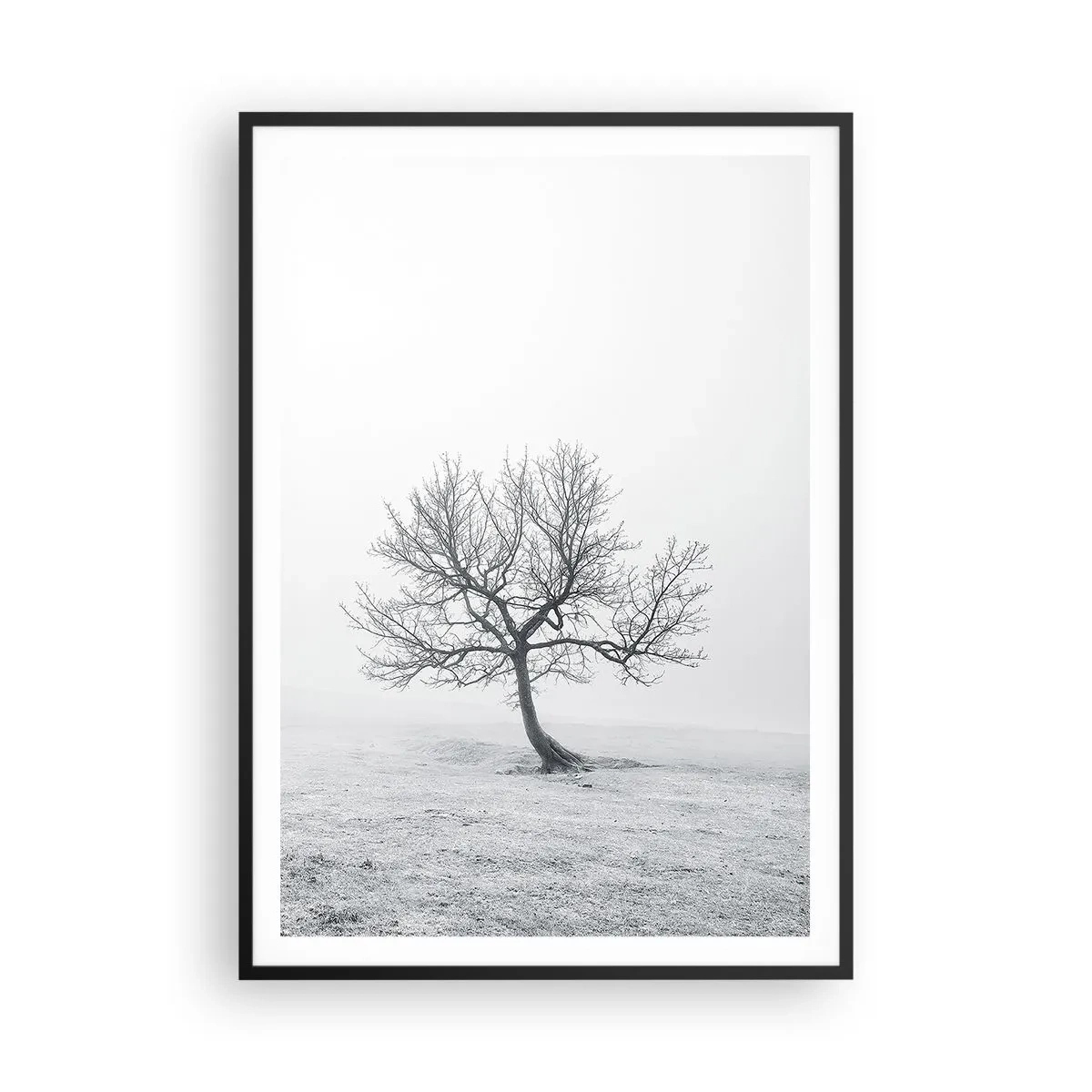 Poster în ramă neagră - Împotriva neantului - 70x100 cm