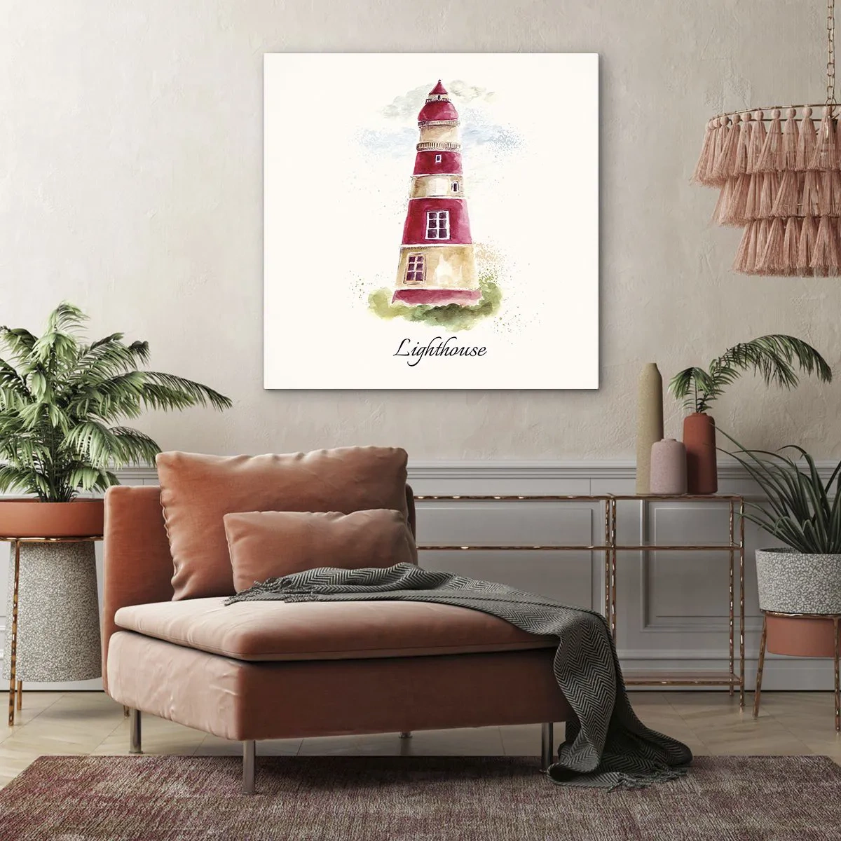 Tablou pe pânză - Întotdeauna vreme bună - 60x60 cm