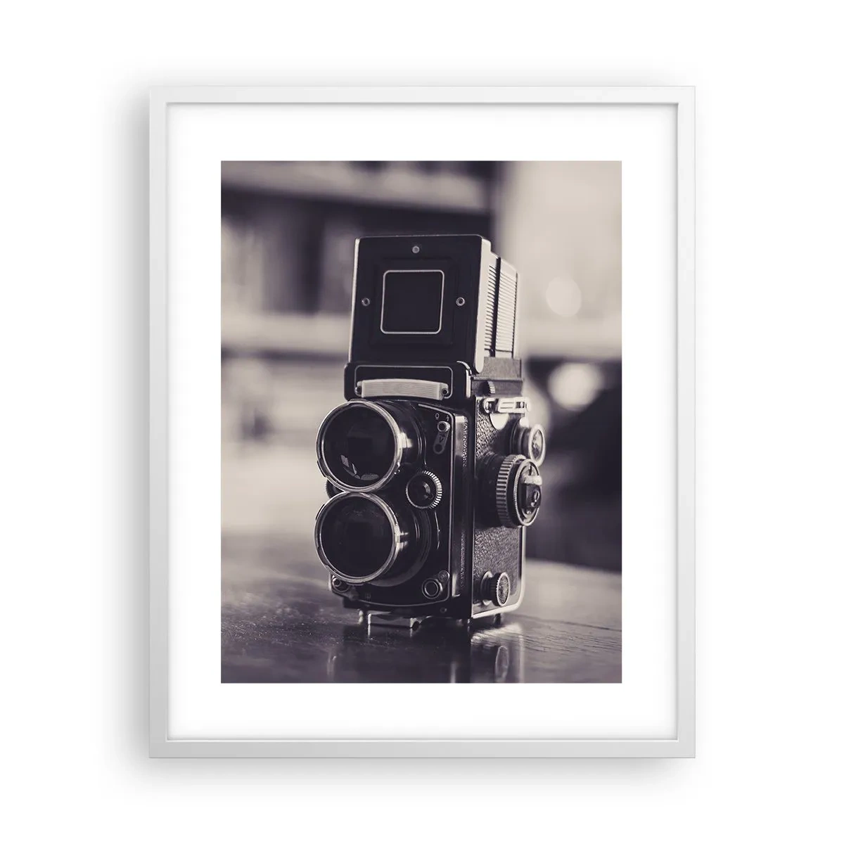 Poster în ramă albă - Magia fotografiei vechi - 40x50 cm