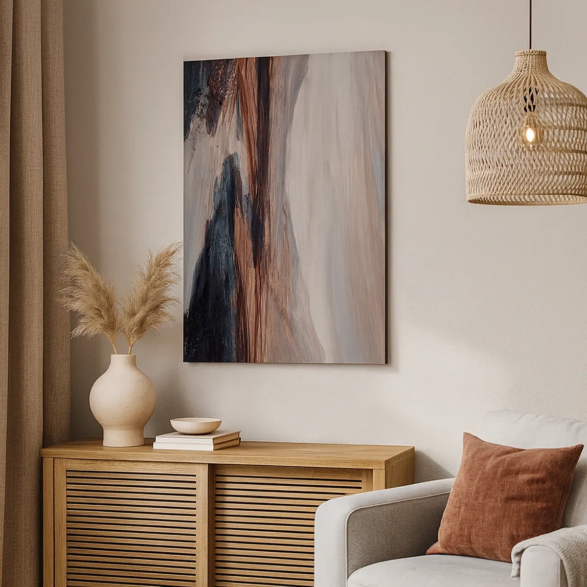 Tablou pe pânză - Valea liniștită - 50x70 cm