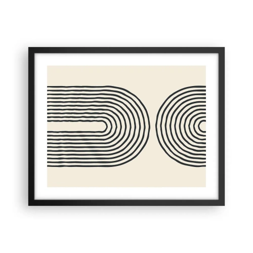 Poster în ramă neagră - În curând... - 50x40 cm