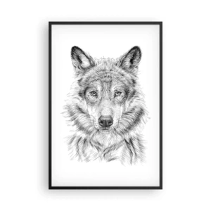 Poster în ramă neagră - Un lider înnăscut - 61x91 cm